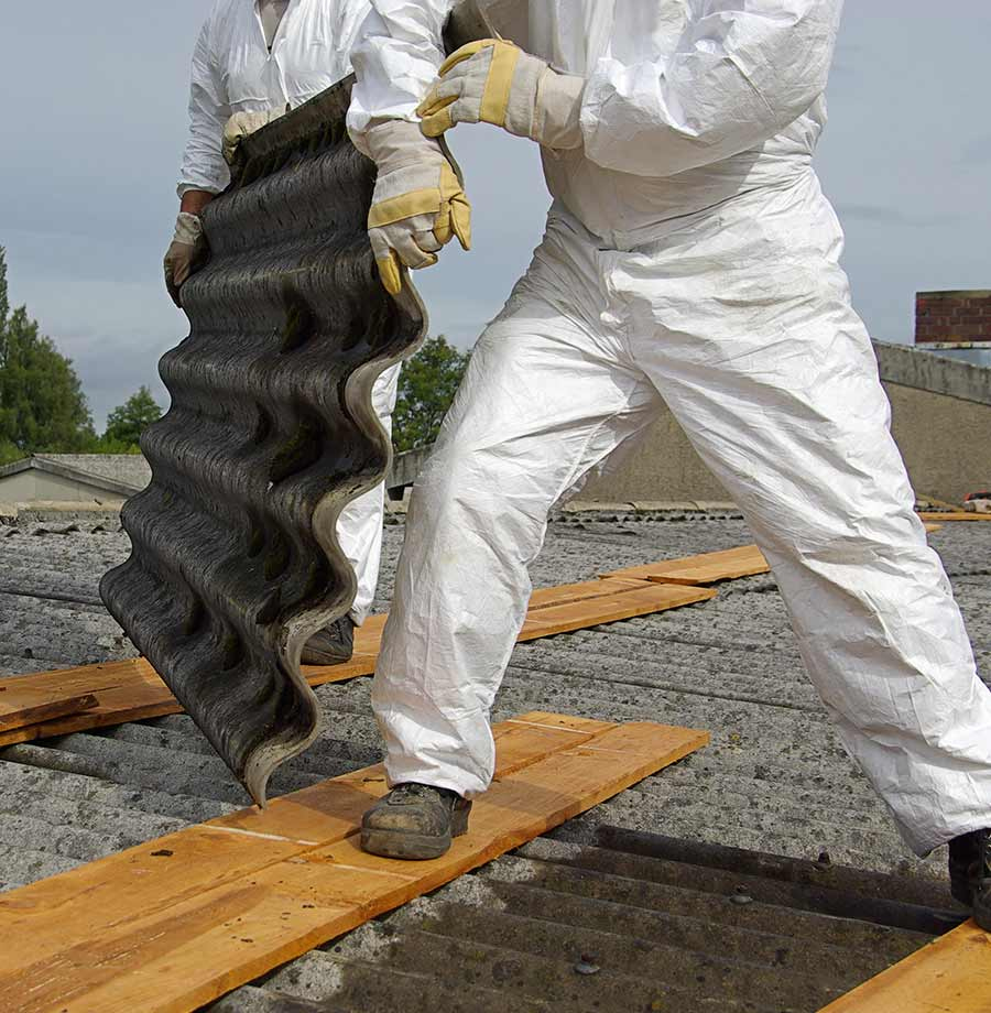 Working with asbestos